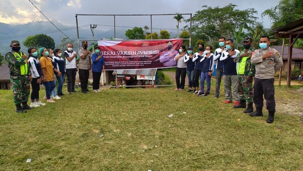 Polres Manggarai Gencar Perangi Covid-19 dengan Program Vaksinasi Hingga ke Tingkat Kecamatan