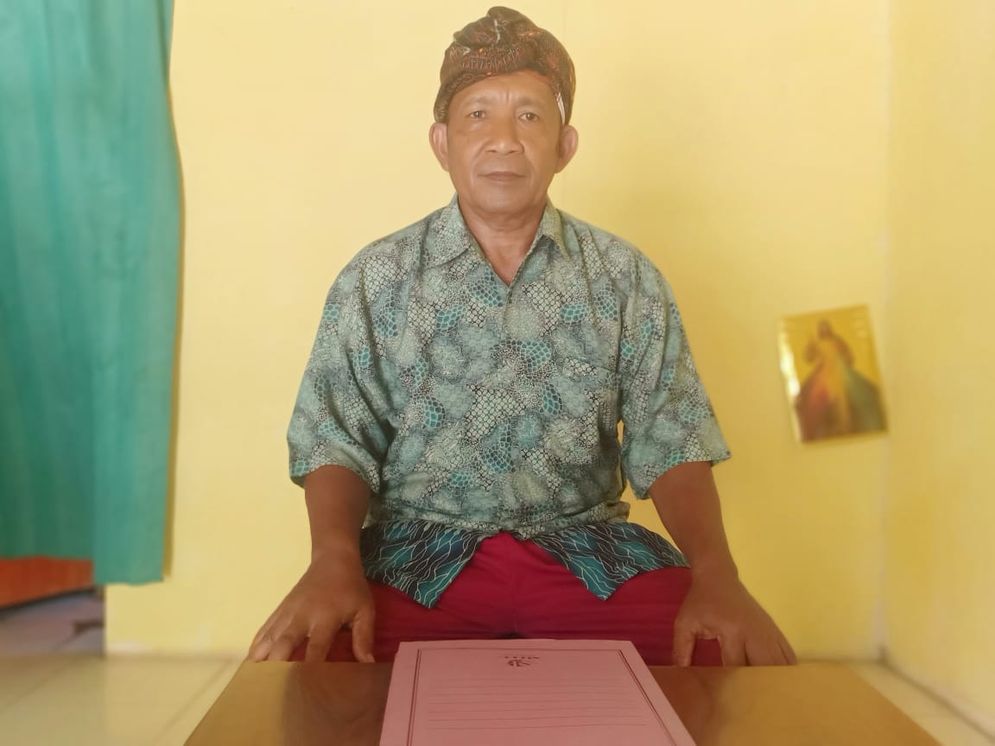 Mikael Antung toko masyarakat adat Lancang. 