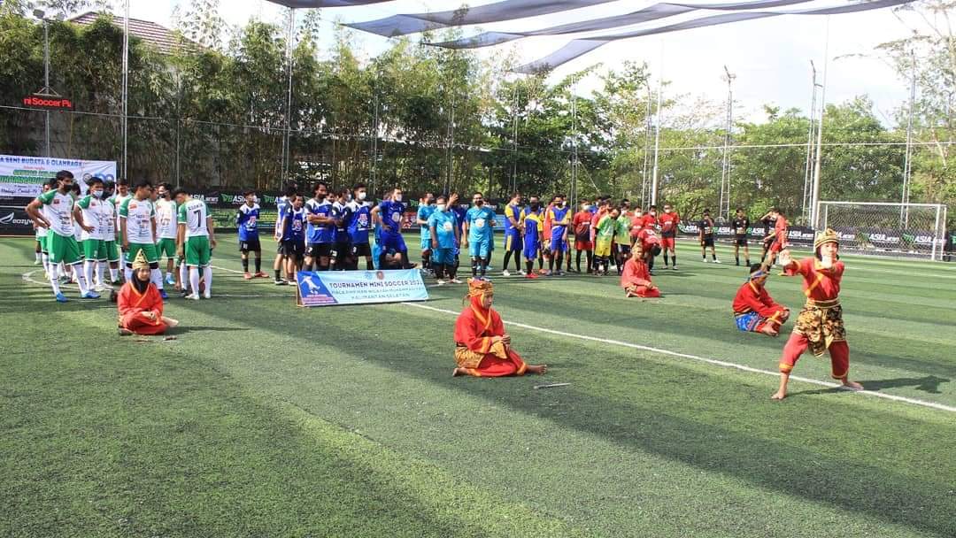 Pembukaan turnamen mini Soccer PW Muhammadiyah Kalsel.