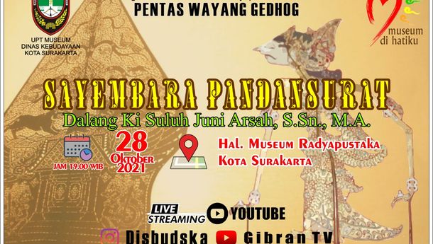 131 Tahun Museum Radya Pustaka Solo Hadirkan Pentas Wayang Gedog