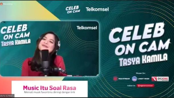 Rayakan Sumpah Pemuda Celeb on Cam Telkomsel Hadirkan Tasya Kamila dan Tenggo Wicaksono