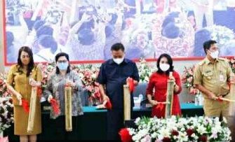 Menteri P3AD Bintang Puspayoga Launching P3AD Sulawesi Utara. (Foto:Istimewa)