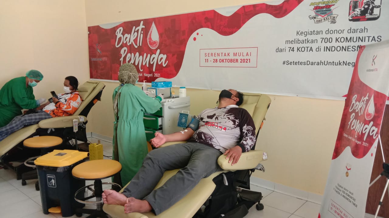Kopdar Pasca Donor Darah Perkuat Soliditas Kolaborasi Anak Motor dan Komunitas Mancing di Tanah Grogot 