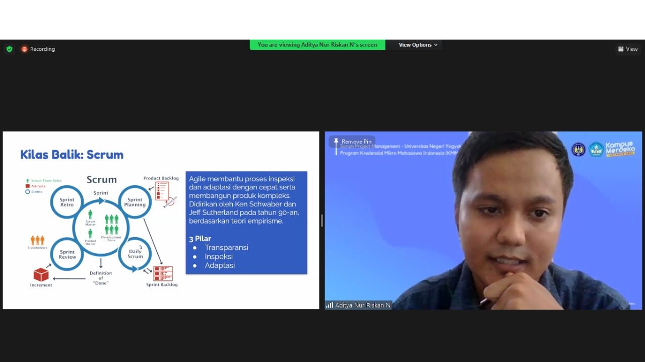 Berpartisipasi dalam KMMI, UNY Gelar Workshop Scrum Project Management