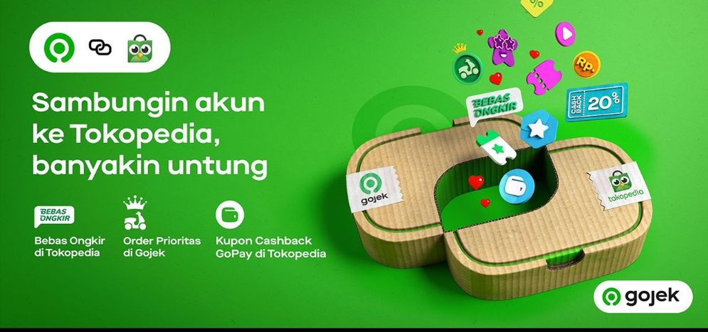 GoTo menghadirkan fitur sambung akun Gojek dan Tokopedia bagi pengguna kedua aplikasi tersebut.