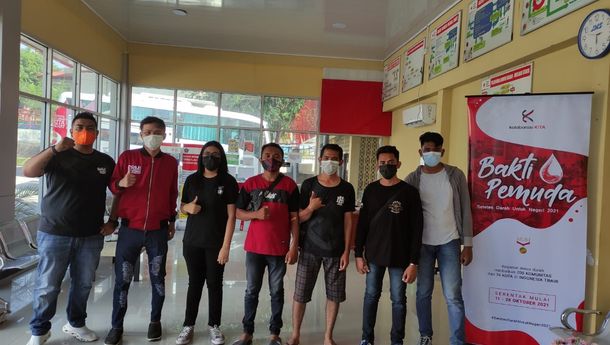 Anak Motor Bold Riders dan Fans Club Super Friends di Kupang Gelar Donor Darah Bareng