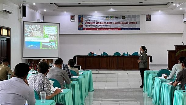 BPOLBF-BTNK Tingkatkan Komptensi Naturalist Guide TNK Dukung Ekowisata Kelas Dunia