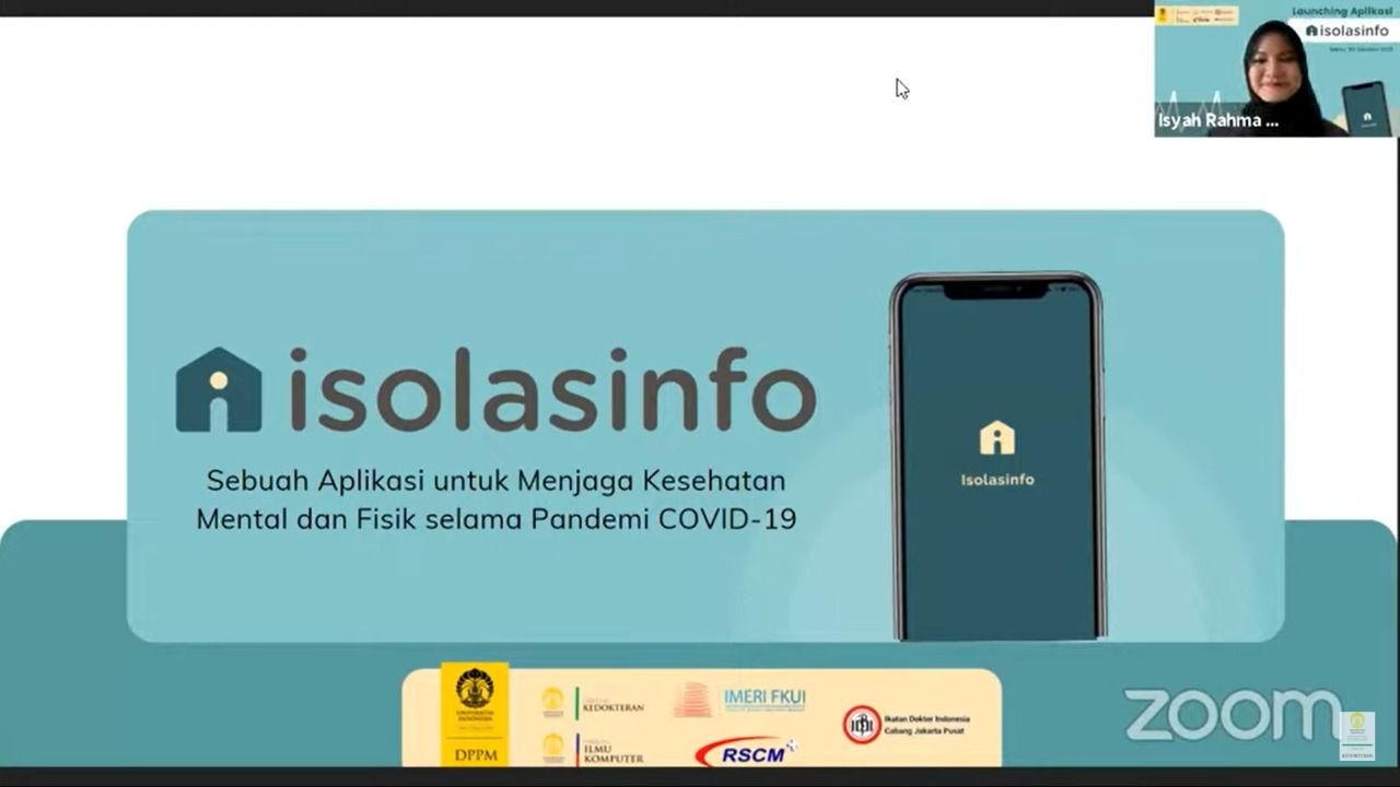 Kenalan dengan Isolasinfo, Aplikasi Isolasi Mandiri Besutan Mahasiswa UI