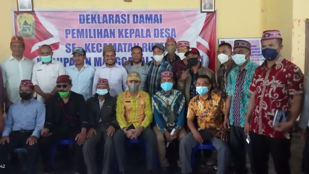 36 Calon Kades Se-Kecamatan Ruteng Gelar Deklarasi Damai, Lody Moa: 'Semuanya Harus Siap Menang dan Siap Kalah'