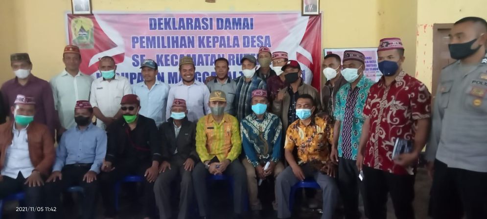 Deklarasi Damai para Calon Kades Se-Kecamatan Ruteng