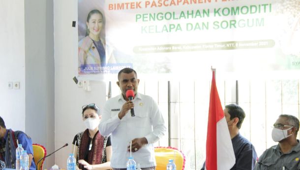 Hadir Bersama  dalam Pembukan Bimtek Pertanian,  Begini Kata Wabup Flotim