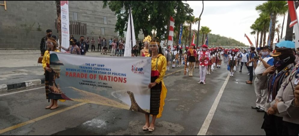 Konferensi Polwan Sedunia di Labuan Bajo dibuka dengan Parade Negara