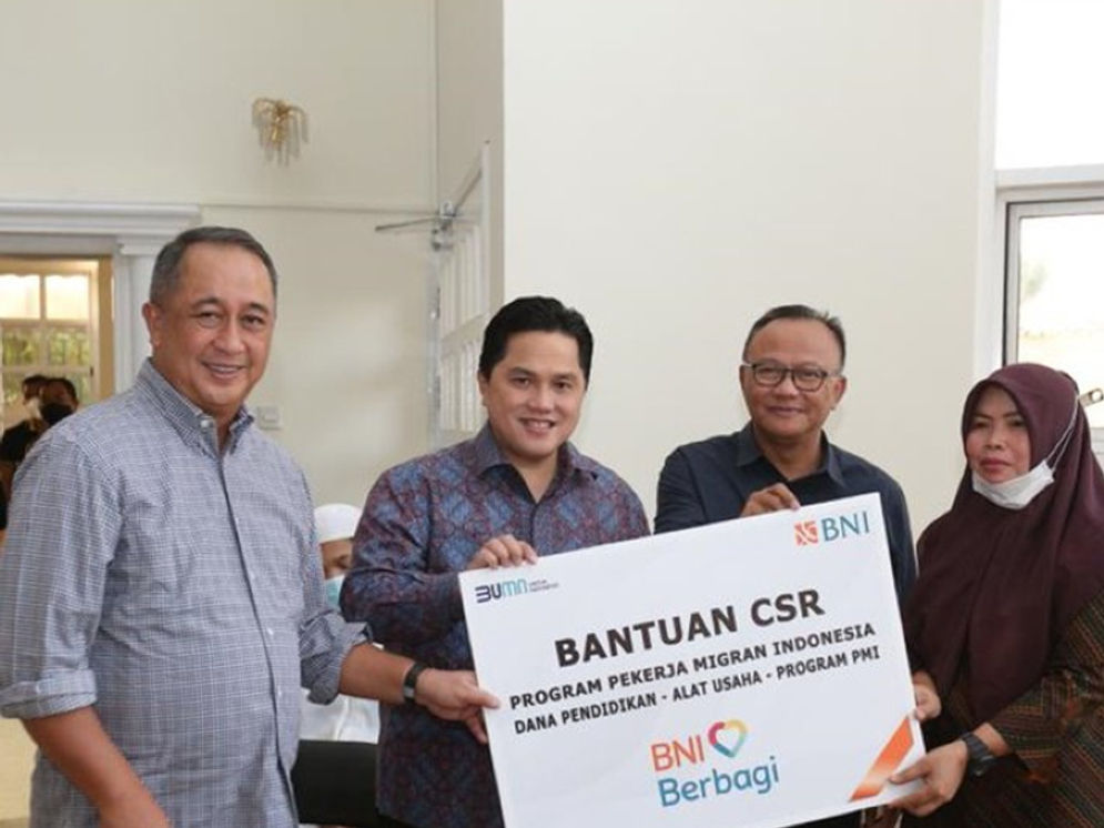 Bank BNI Salurkan Bantuan CSR Rp5 Miliar untuk Pekerja Migran di UEA