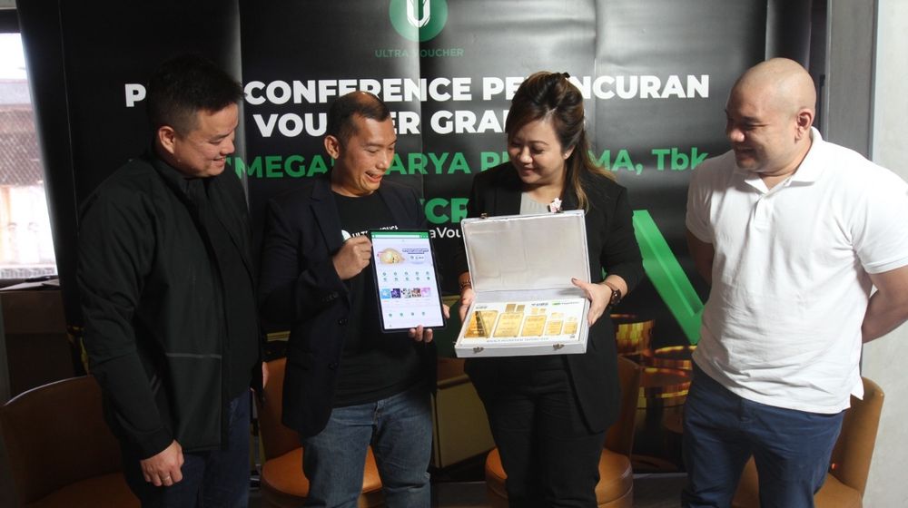 Kerja sama PT Trimegah Karya Pratama Tbk (UVCR) alias Ultra Voucher dengan PT Untung Omega Bersama (UBS), Senin, 8 November 2021.