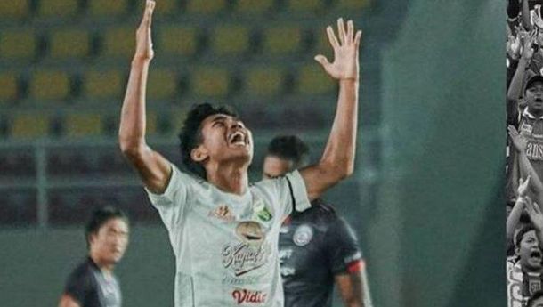 Marselino Ferdinan Bikin Gol Spektakuler,  Ribuan Netizen asal Flobamora Unggah Emoji 'Senyuman Bangga'