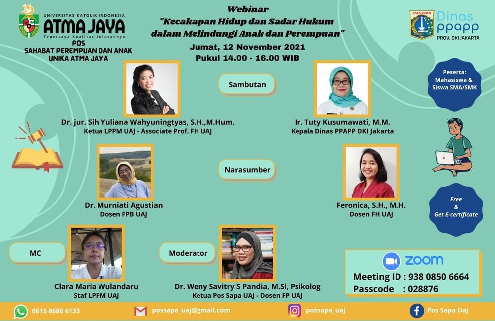 Webinar POS SAPA Unika Atma Jaya