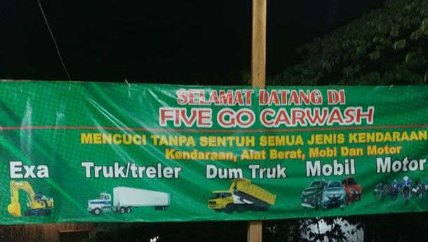 Yuk, Kunjungi 'Five Go Carwash' Tempat Cuci Mobil dan Motor Tanpa Sentuh di Kaper Labuan Bajo