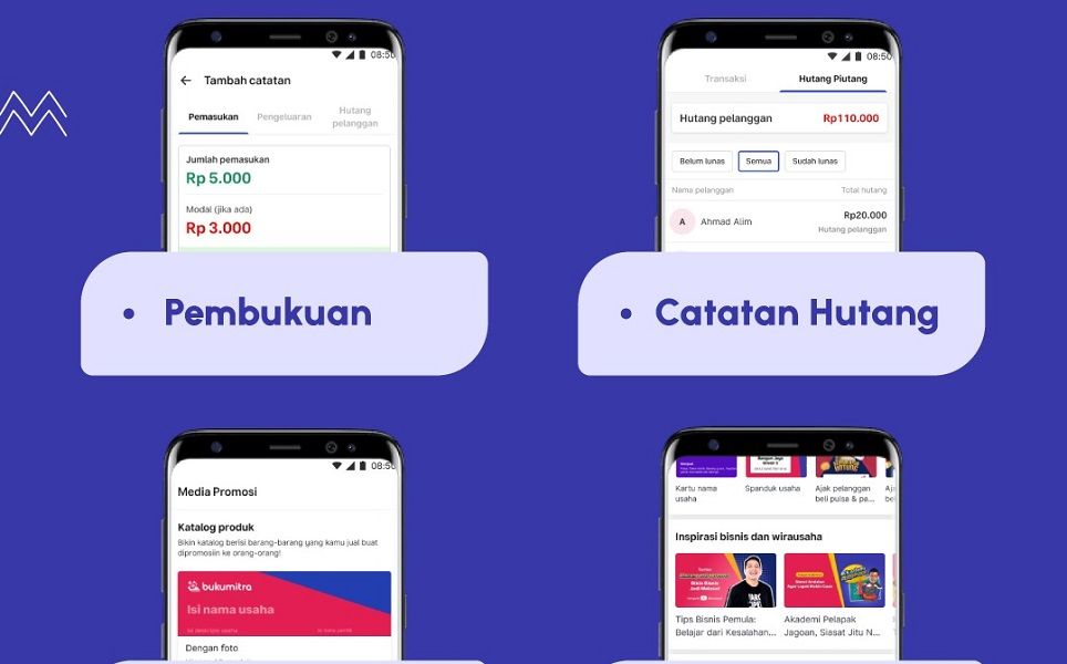 BukuMitra dari Bukalapak, Aplikasi untuk Catat Keuangan UMKM Lebih Rapi / Dok. Bukalapak