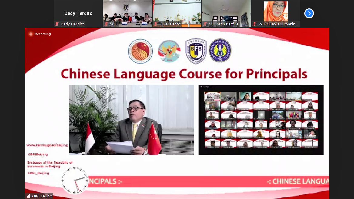 UNY Gelar Pelatihan Bahasa Mandarin bagi 100 Kepsek Se-Indonesia
