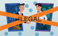 Ilustrasi fintech pinjaman online (pinjol) atau kredit online alias peer to peer (P2P) lending ilegal harus diwaspadai. Ilustrator: Deva Satria/TrenAsia