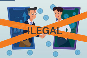 Ilustrasi fintech pinjaman online (pinjol) atau kredit online alias peer to peer (P2P) lending ilegal harus diwaspadai. Ilustrator: Deva Satria/TrenAsia