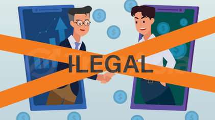 Ilustrasi fintech pinjaman online (pinjol) atau kredit online alias peer to peer (P2P) lending ilegal harus diwaspadai. Ilustrator: Deva Satria/TrenAsia