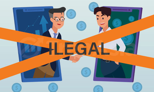 Ilustrasi fintech pinjaman online (pinjol) atau kredit online alias peer to peer (P2P) lending ilegal harus diwaspadai. Ilustrator: Deva Satria/TrenAsia