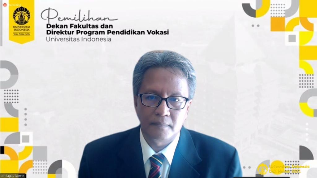 Bagus Takwin Jabat Dekan Fakultas Psikologi UI 2021-2025