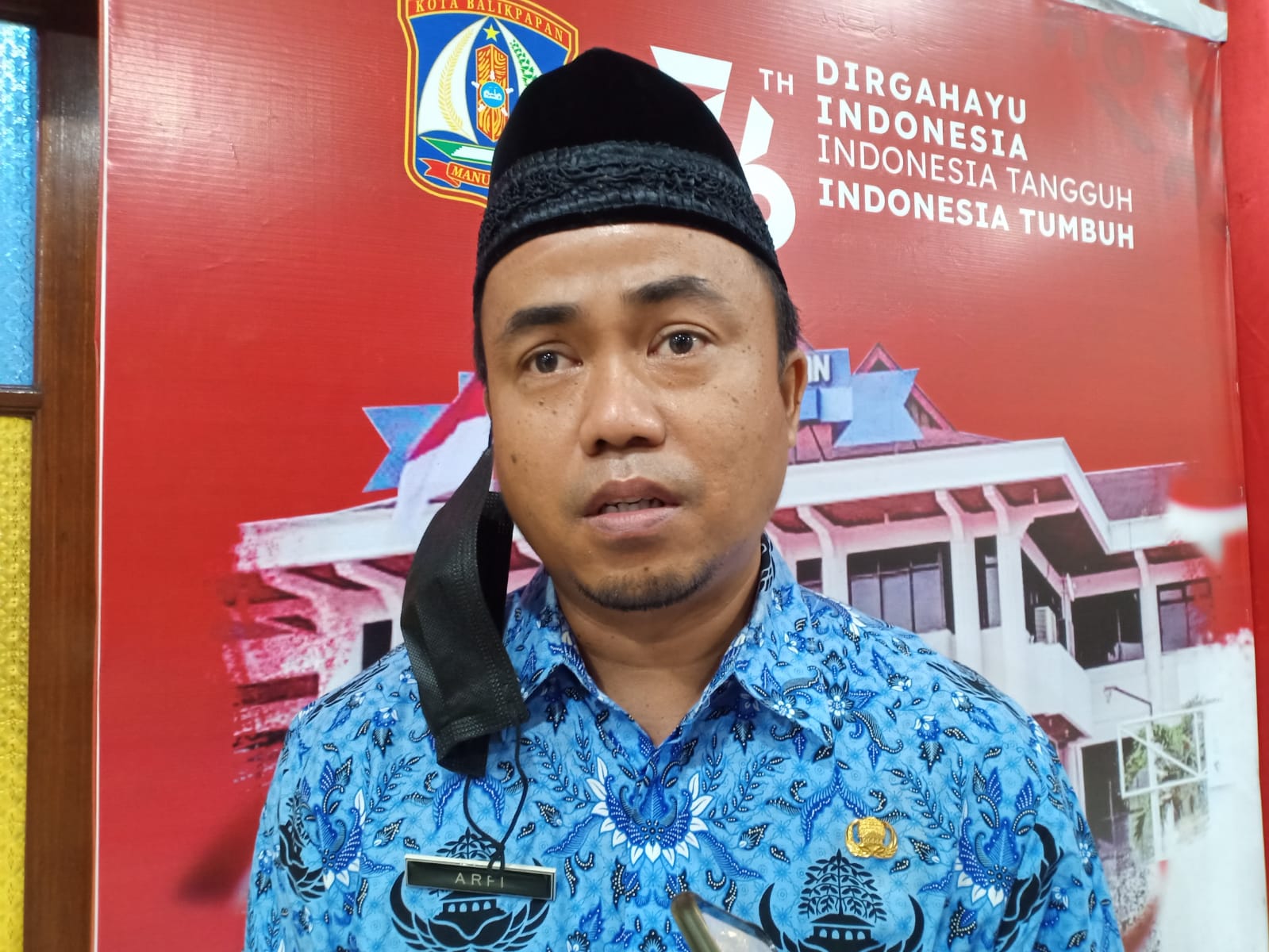 Plt. Kepala Bagian Administrasi Pembangunan, Sekda Kota Balikpapan, Arfiansyah 