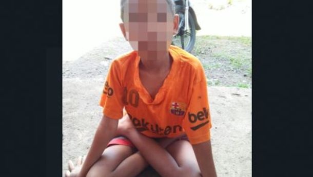 Ary, Bocah Penyandang Cacat di Kampung Jengok, Manggarai Timur, Butuh Kursi Roda
