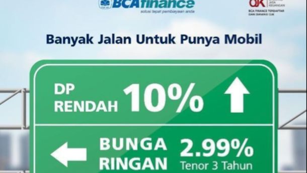 BCA Finance Beri Kejutan Paket DP 10% dan Bunga Special