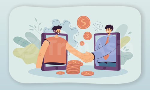 Ilustrasi Fintech Peer to Peer (P2P) Lending alias kredit online atau pinjaman online (pinjol) yang resmi dan terdaftar di Otoritas Jasa Keuangan (OJK), bukan ilegal. Ilustrator: Deva Satria/TrenAsia