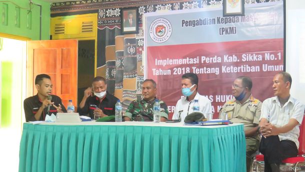 Fakultas Hukum Unipa Gelar PKM di Desa Geliting, Bahas Implementasi Perda No. 1 Tahun 2018 tentang Ketertiban Umum 