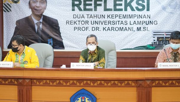 Rektor Unila Optimistis Capai Target 100 Guru Besar Tahun 2023