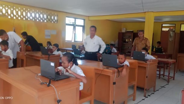 Pelaksanaan ANBK di Maukaro Masuki Gelombang 4, Dua Sekolah Gagal karena Ketiadaan Internet