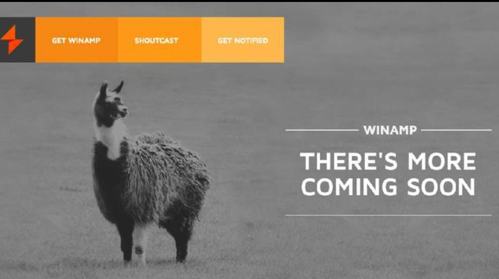 Ilustrasi aplikasi Winamp