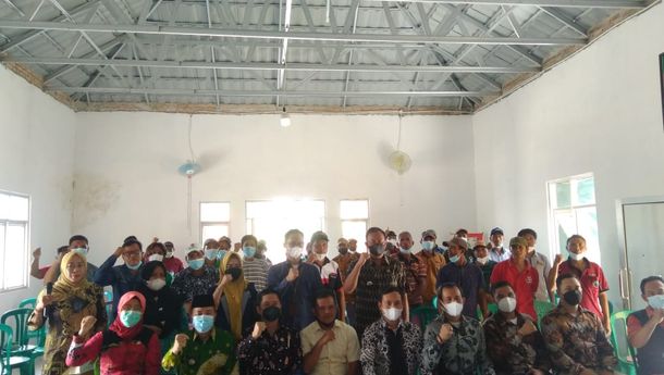 Disperindag Provinsi Lampung Bersama Dinas KPTPH Sinergi Sosialisasikan Program KPB di Desa Balinuraga