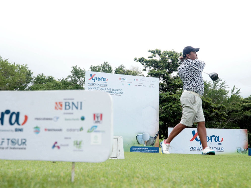 Disponsori Bank BNI,  Xpora Virtual Golf Tour 2021 Mampu Gairahkan UMKM di Bali