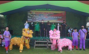 
Peringatan HUT Armed yang juga turut diramaikan pertunjukan Barongsai. (Foto:Istimewa)