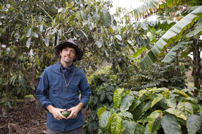 <p>Jason Mraz with plant</p>
