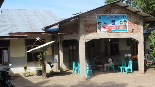 Akibat Pandemi Covid-19, Pembangunan Unit Ruang Makan Panti Asuhan Adimister di Flotim Mangkrak