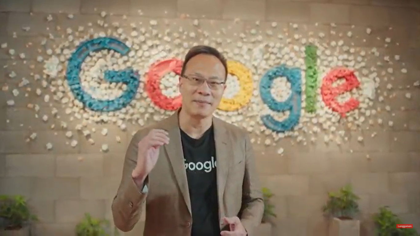 Randy Jusuf, Managing Editor Google Indonesia dalam konferensi pers, Kamis 2 Desember 2021