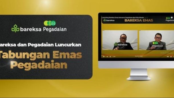 Pegadaian Kolaborasi Bersama Bareksa Hadirkan Tabungan Emas Online