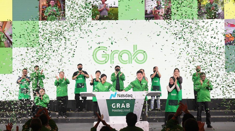 Prosesi IPO Grab Holdings di bursa saham Nasdaq Amerika Serikat / Twitter @Nasdaq