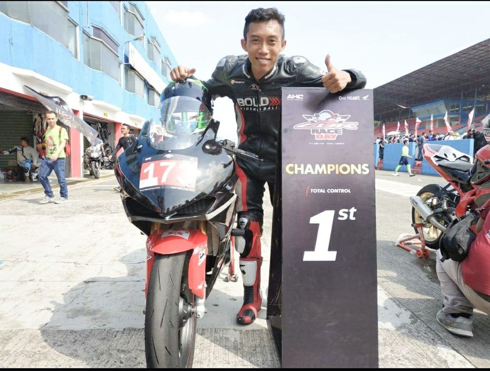 Frendy Wakil Bold Riders Bali di Ajang Balap Nasional