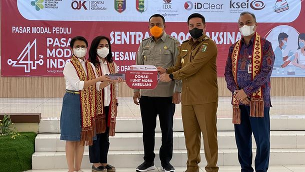 CSR Pasar Modal Indonesia Hadirkan 341 Ribu Dosis Vaksin untuk Sumatera