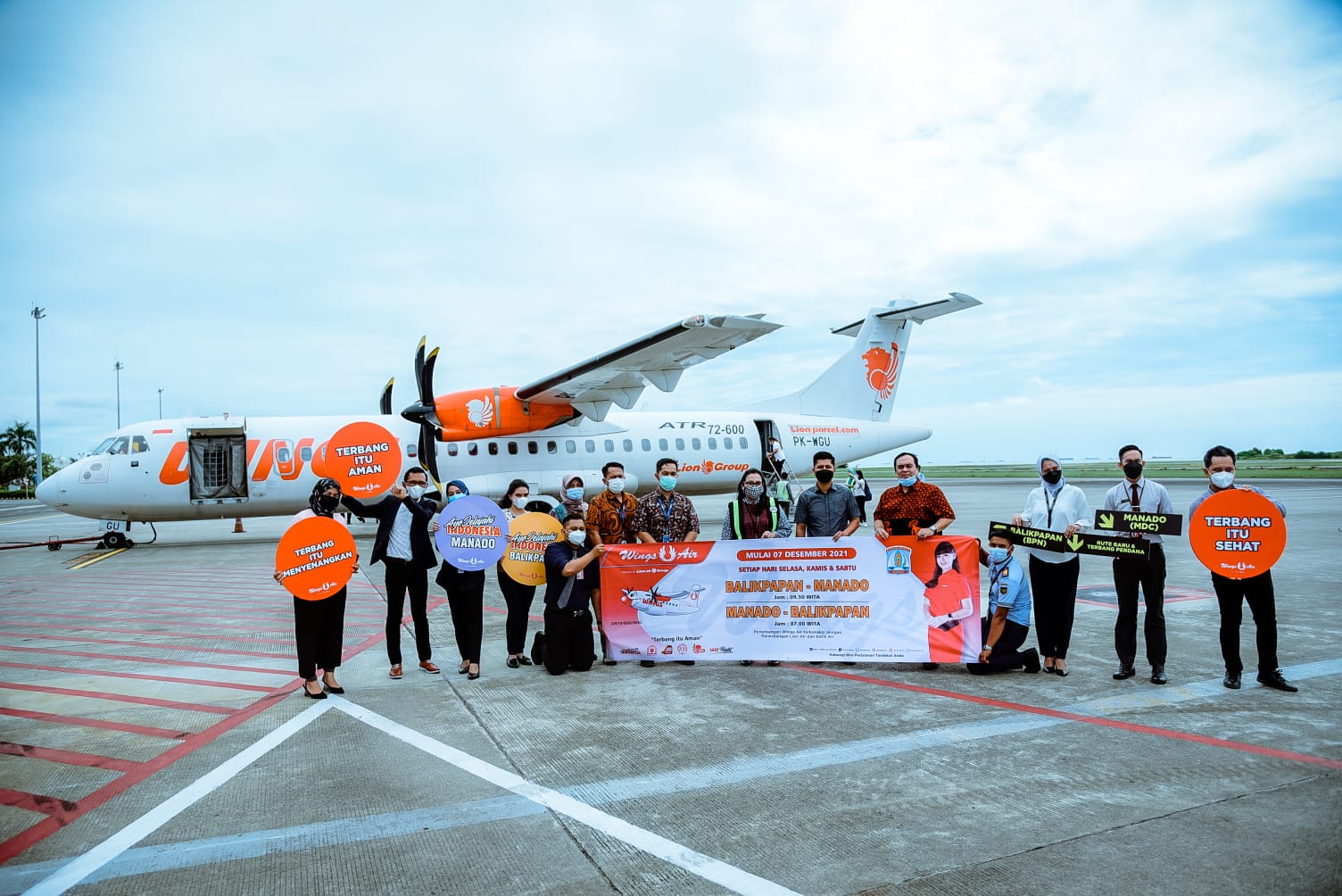 Bandara SAMS Sepinggan Tambah Layanan Rute Baru Balikpapan- Manado 