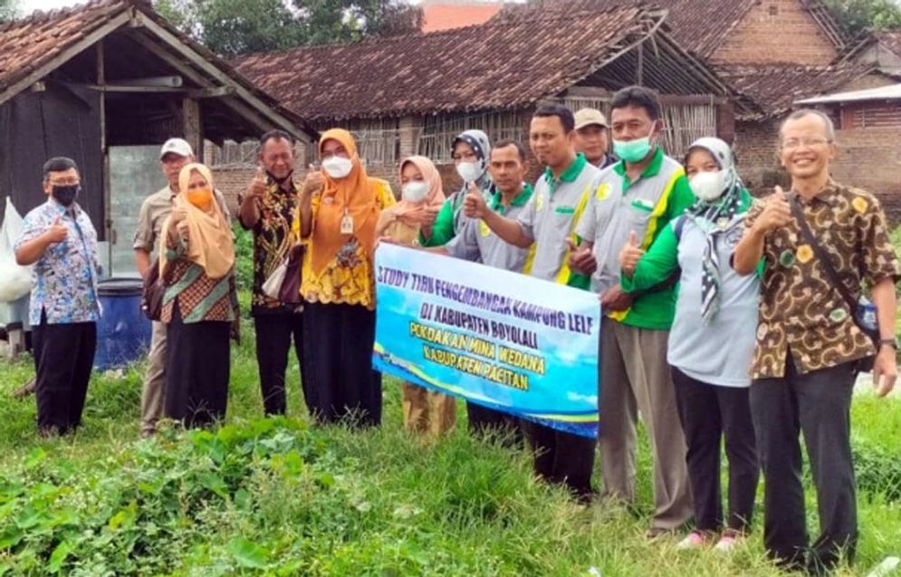 Studi tiru ke Pokdakan Mina Karya Utama di Dusun Mangkubumen, Desa Tegalrejo, Kabupaten Boyolali