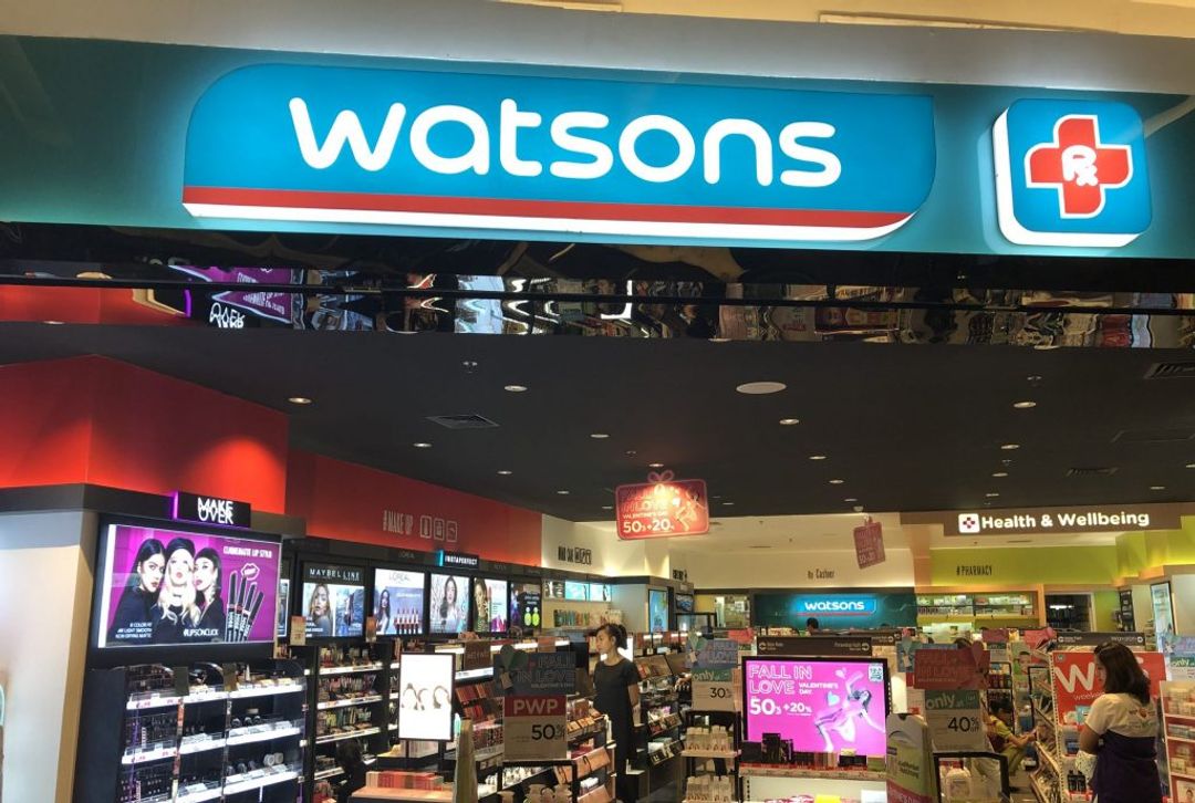 Watsons Gerai di Lippo Mall Kemang Jakarta Selatan