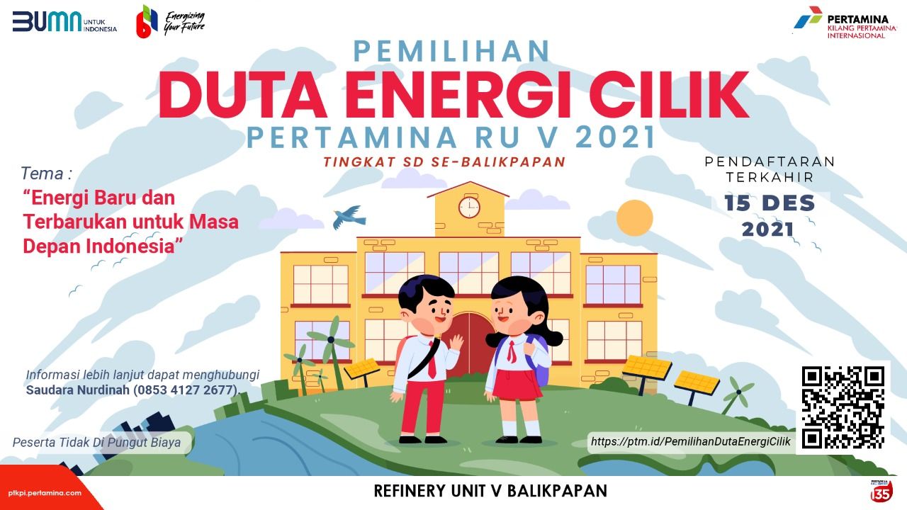 Edukasi Energi, Pertamina Gelar Pemilihan Duta Energi Cilik